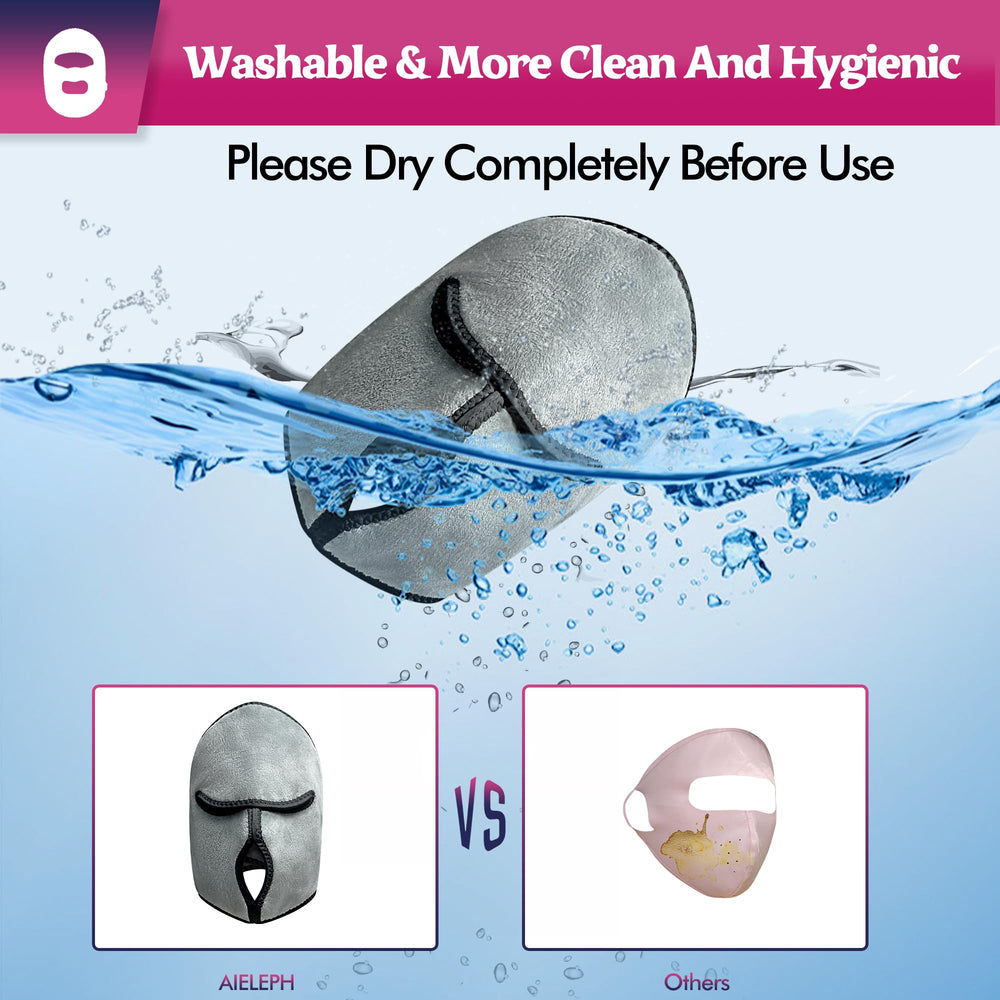 ZRBWM moist and dry heat options for facial warmth and circulation