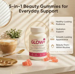 Soft gummy texture shown as easy to chew for daily snacking.