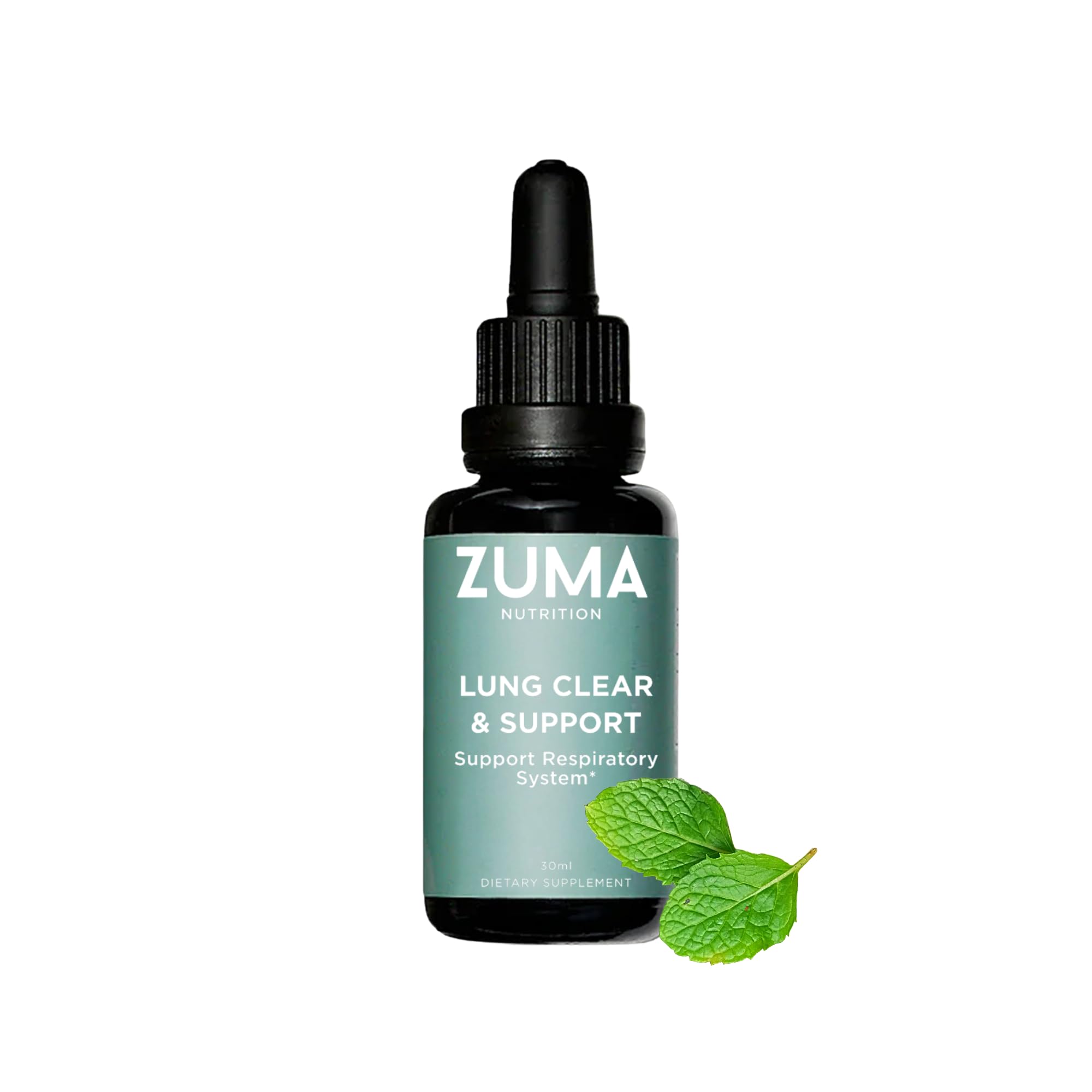 Zuma Nutrition Lung Support Tonic bottle for daily respiratory wellness.