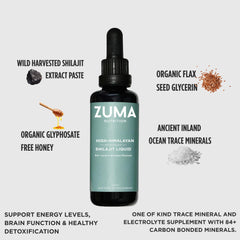 Miron glass bottle by Zuma Nutrition emphasizing storage and travel-friendly design.