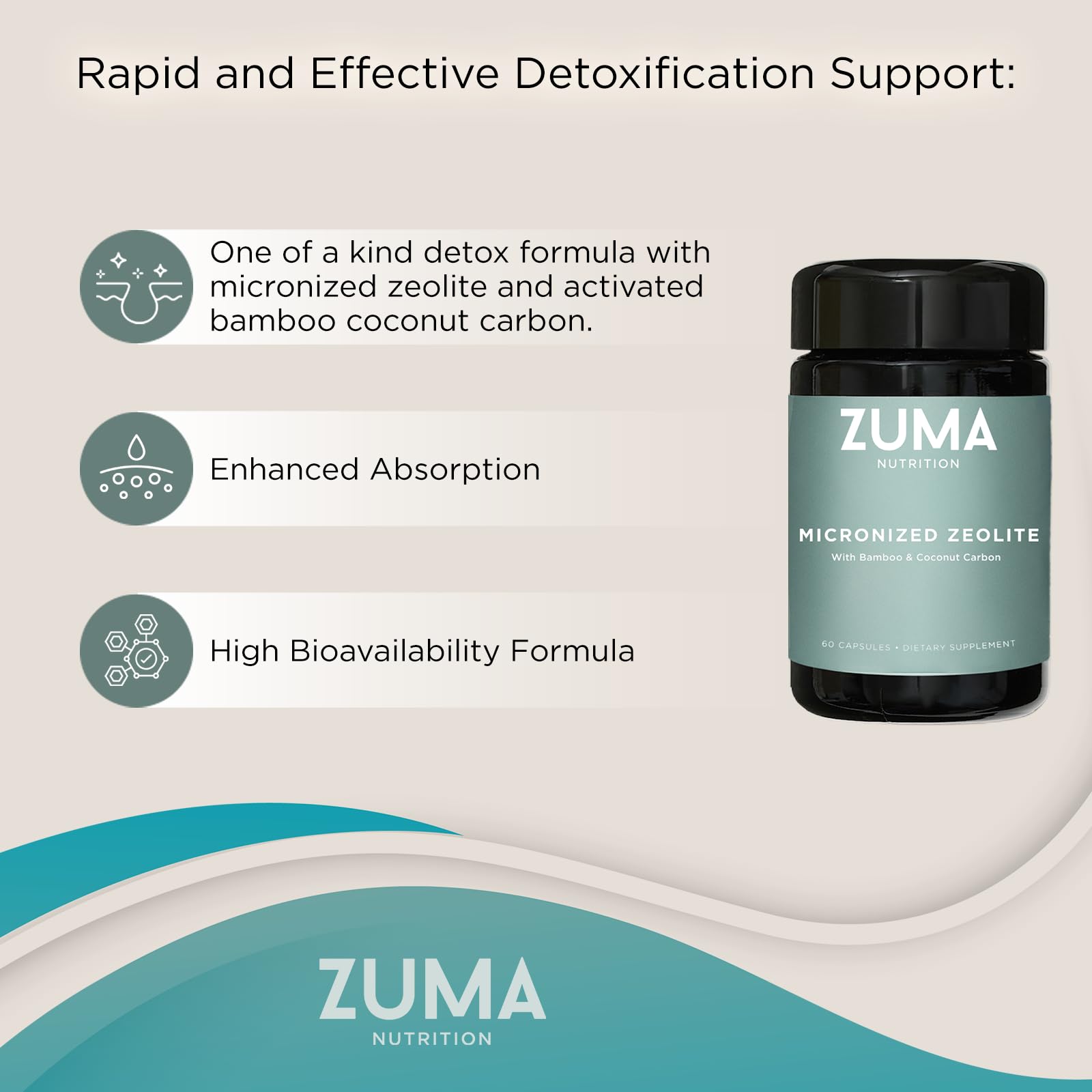 Zuma Nutrition mineral blend with ocean minerals and fulvic acid enhances routine.