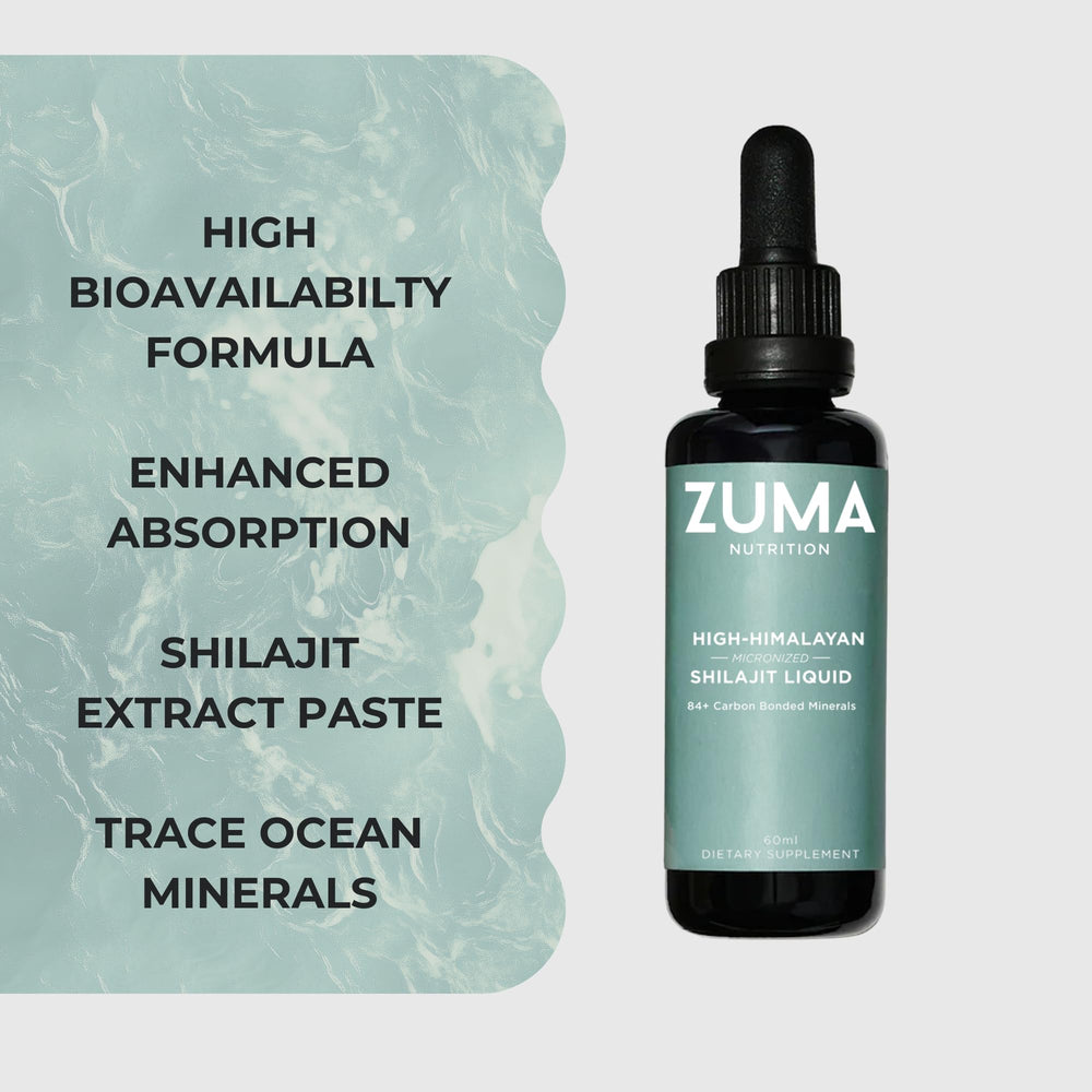 Zuma Nutrition collection image showcasing natural mineral blends and extracts.