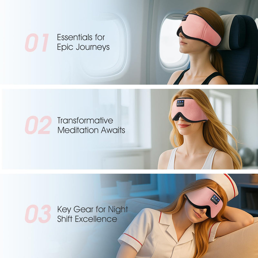 Travel-ready ZUMUSEN mask suitable for meditation and relaxation