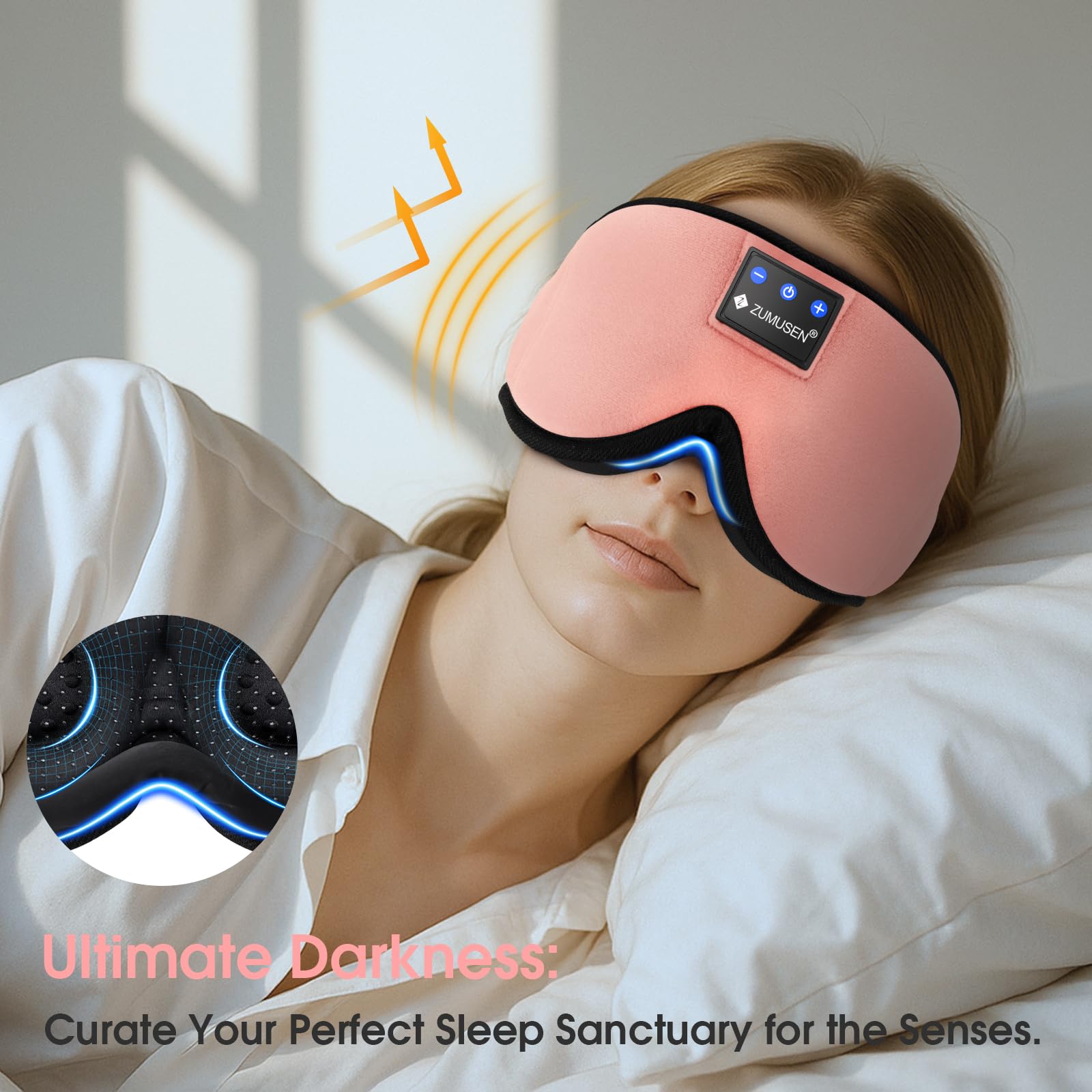 Ultra-thin speakers embedded in ZUMUSEN for comfortable listening