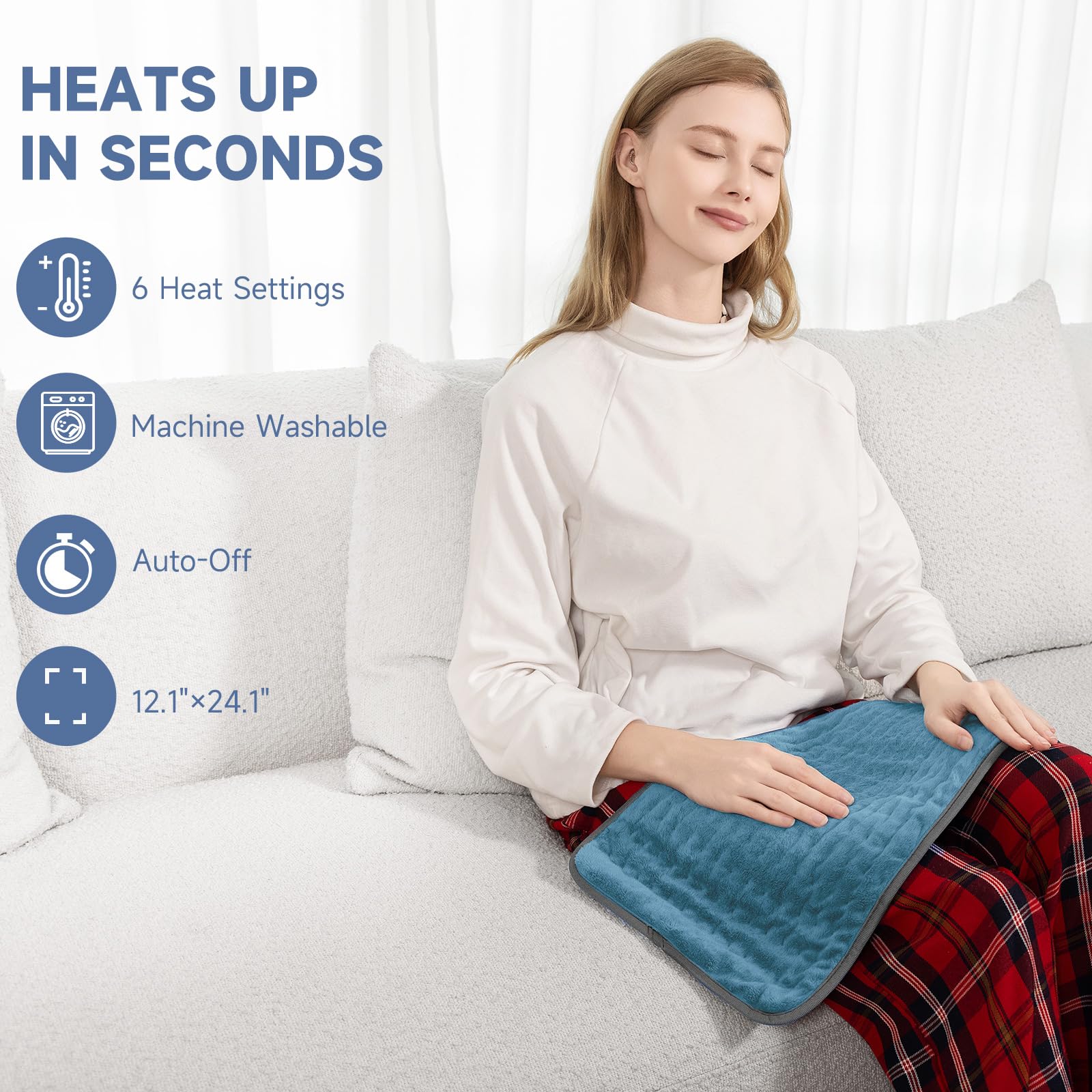 ZUODUN moisture heat option offers deeper comfort with gentle spray.