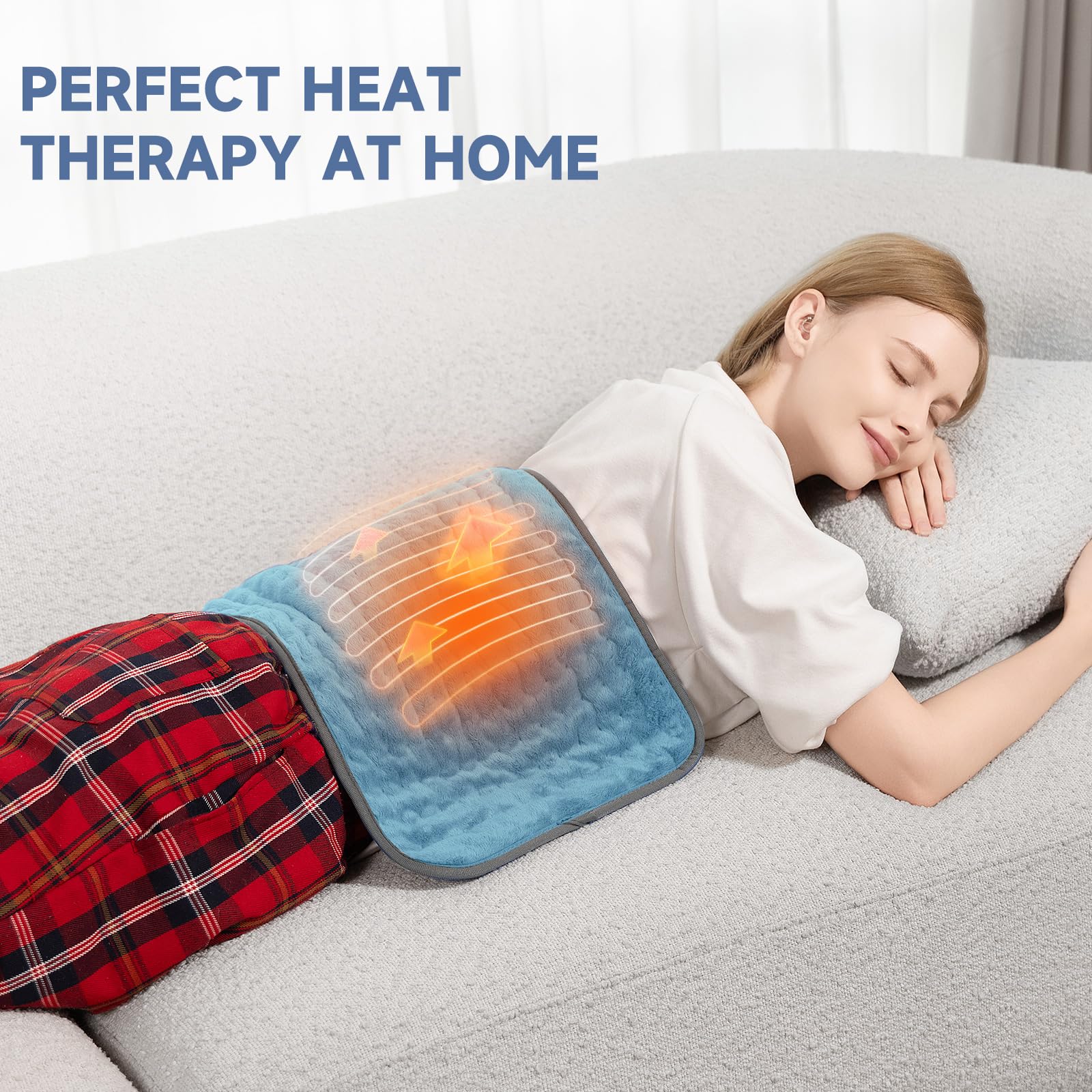ZUODUN soft flannel cover delivers plush warmth against skin.