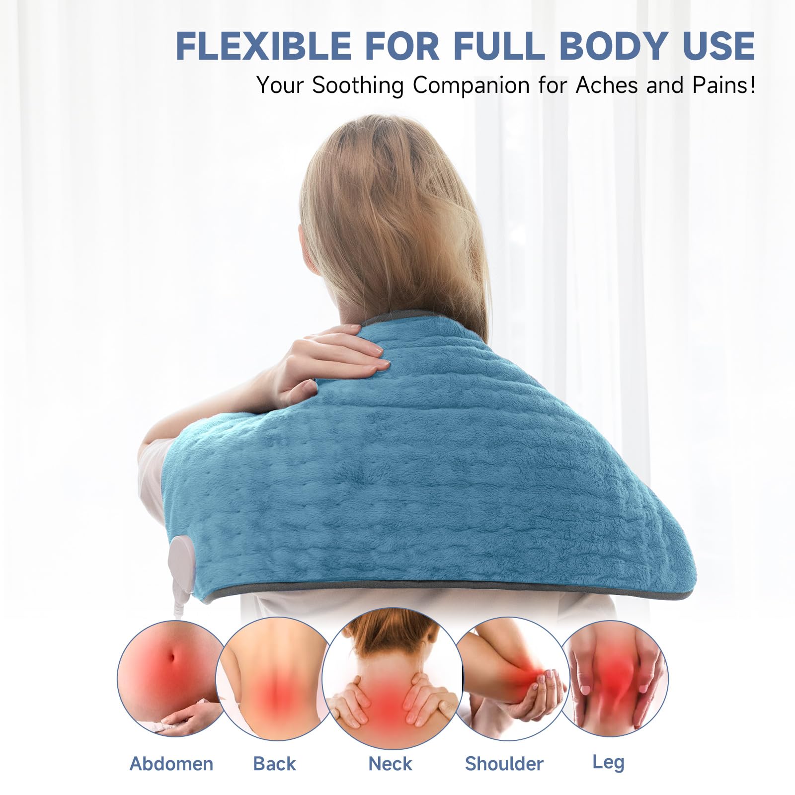 ZUODUN washable cover keeps the pad clean and hygienic.