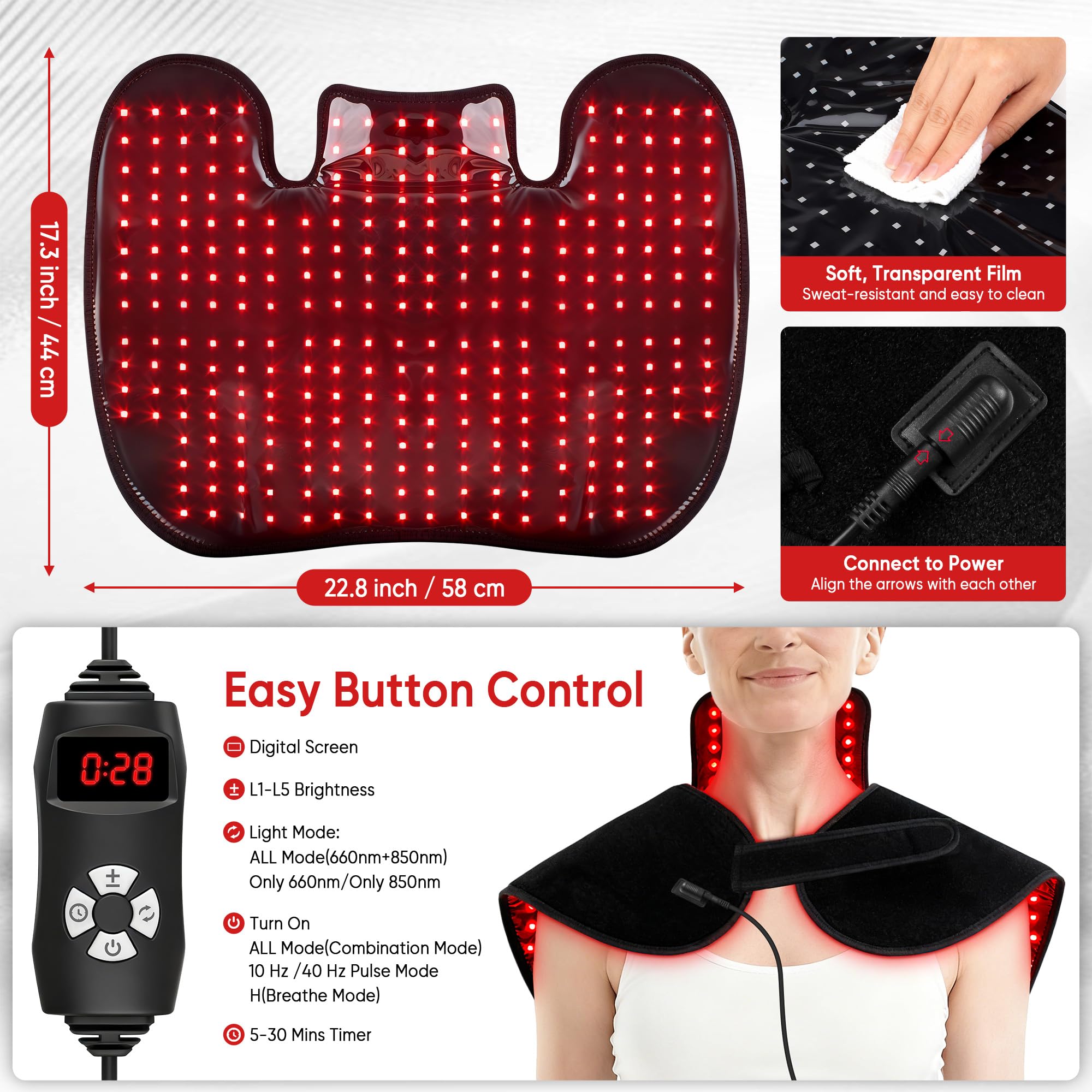 ZUOHE customizable intensity and pulse modes let you tailor treatment.