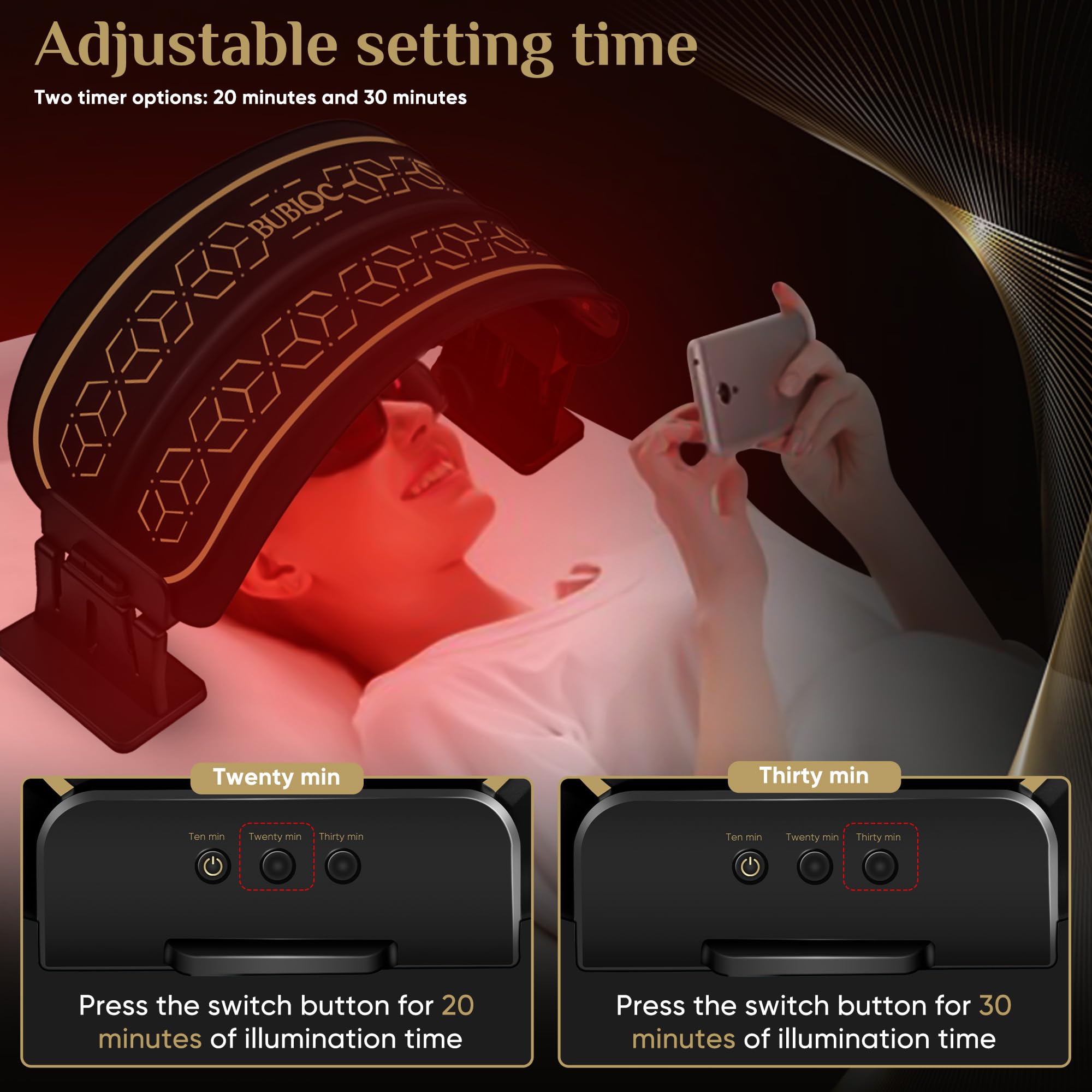 ZUOHE wrap-around waist and legs mode for targeted treatment