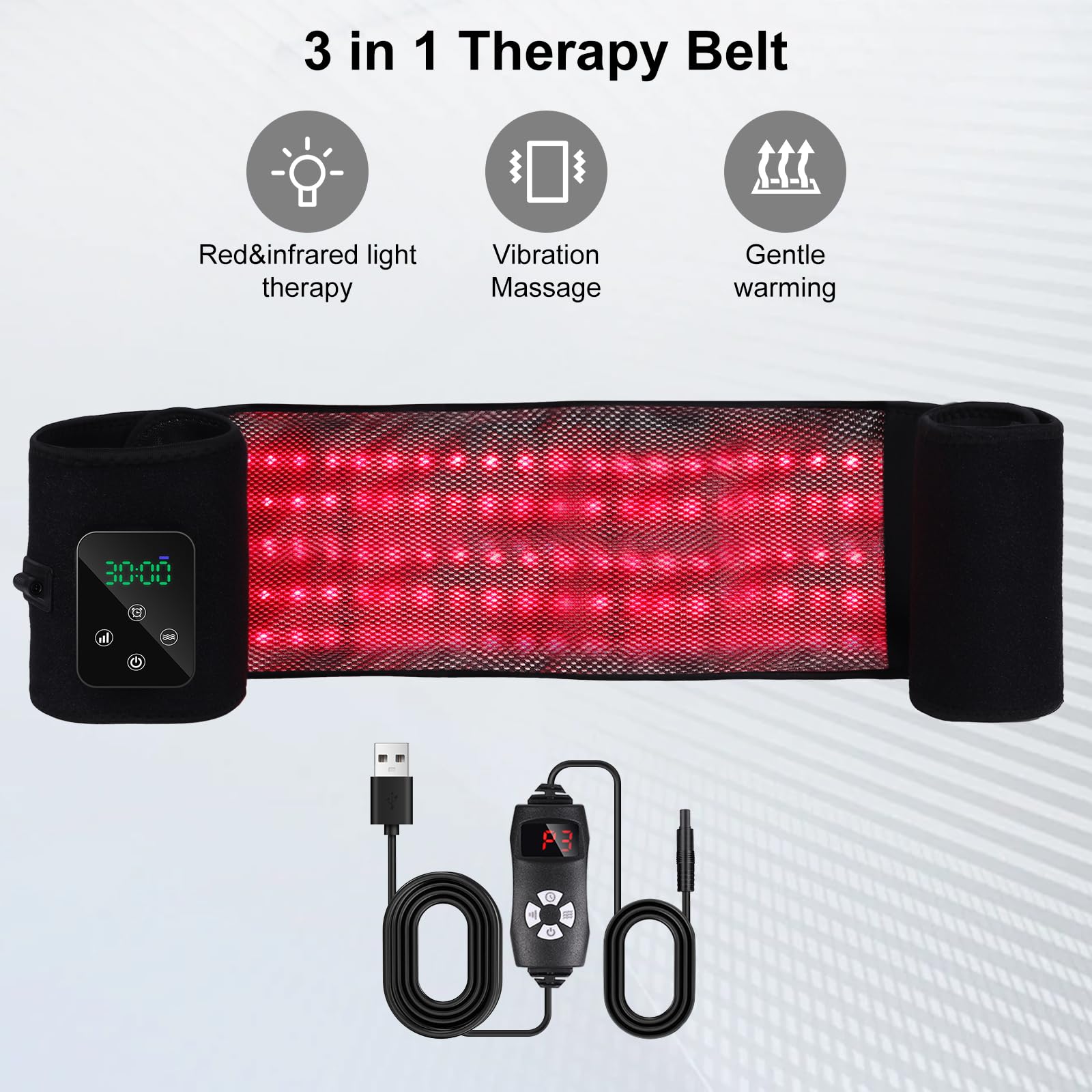 Zupora belt cordless operation highlights freedom from cables during relaxation