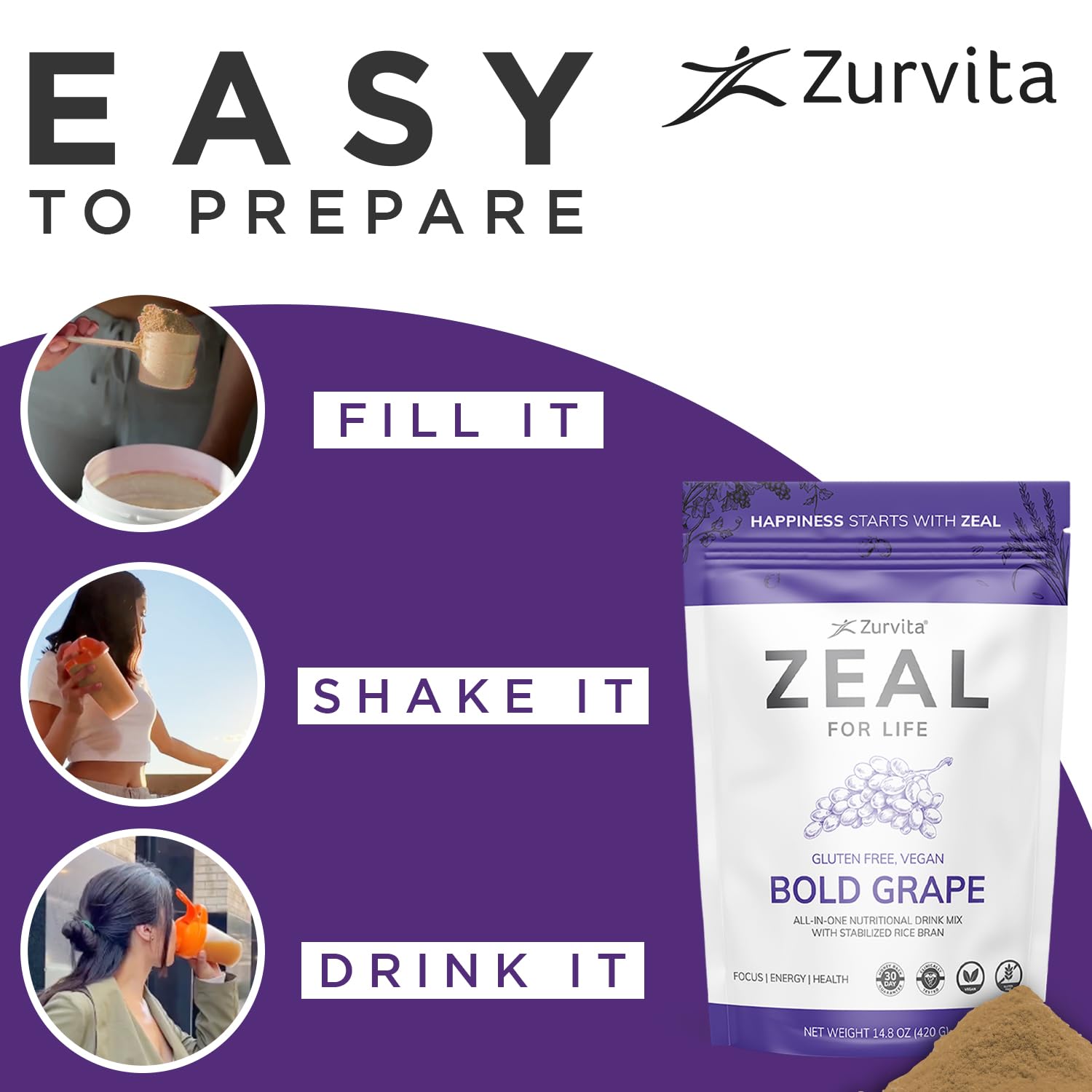Zurvita Zeal for Life lifestyle scene promoting healthy daily rituals