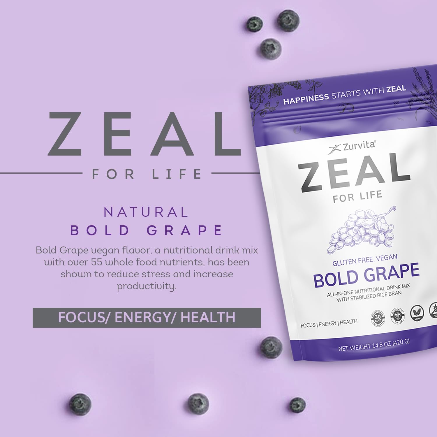 Zurvita Zeal for Life scoop demonstrates easy mixing for quick, refreshing drinks