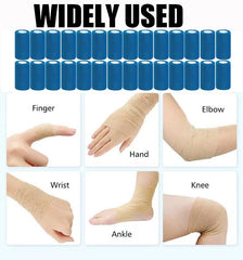 Zwealthygift athletic blue bandage wrap, suitable for sports and workouts
