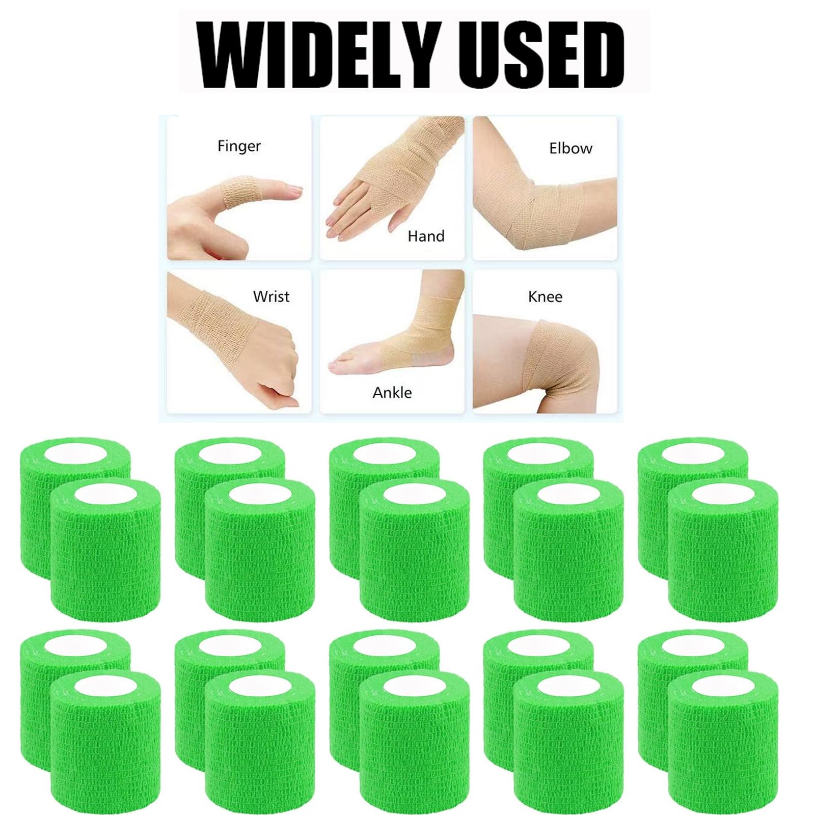 Zwealthygift knee and elbow wrap provides adjustable support without restricting motion.