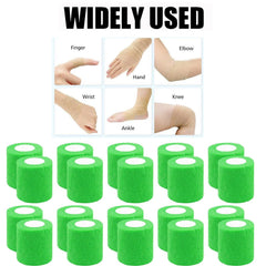 Zwealthygift knee and elbow wrap provides adjustable support without restricting motion.