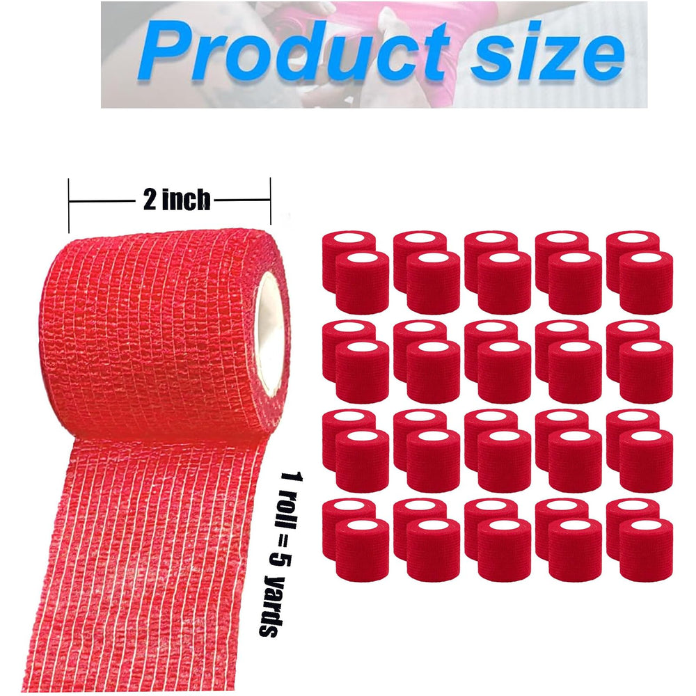 Zwealthygift BandageWrap easy-tear design lets you wrap quickly without scissors.