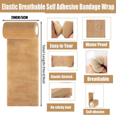 Zwealthygift breathable elastic bandage is skin-friendly and comfortable.