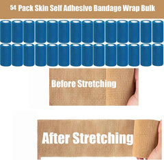 Zwealthygift blue vet wrap for dogs and cats, keeps bandages in place with comfort