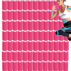 Zwealthygift pink self-adherent bandage bulk for stable, slip-free support