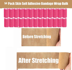 Zwealthygift pink sport wrap supports wrists and ankles during activity