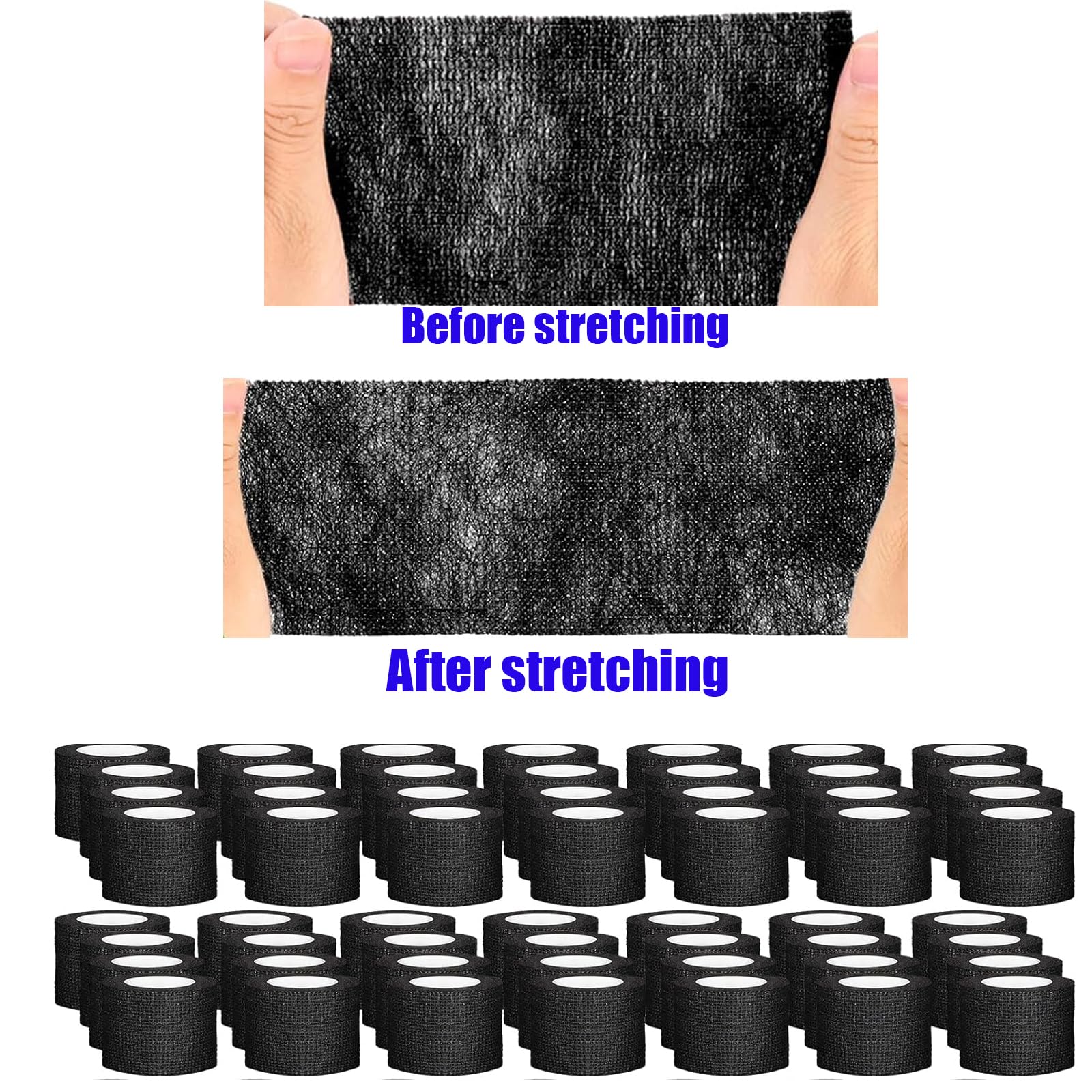 Zwealthygift vet wrap for dogs and cats self-adhesive without sticking to fur