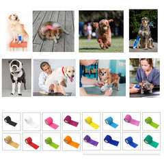Zwealthygift black non-slip wrap keeps bandage secure.