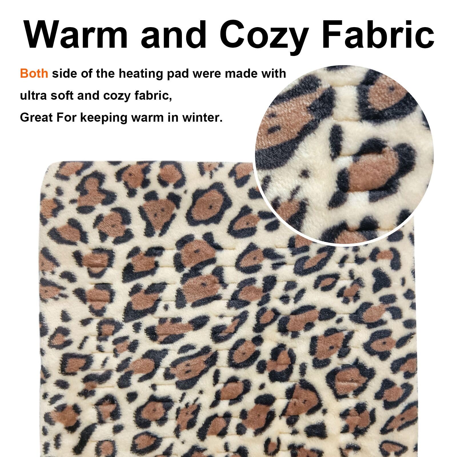 ZXU heating pad interface displays 12 heat levels for customization