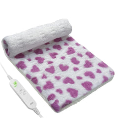 ZXU heating pad front view with ultra-soft sherpa for cozy warmth.