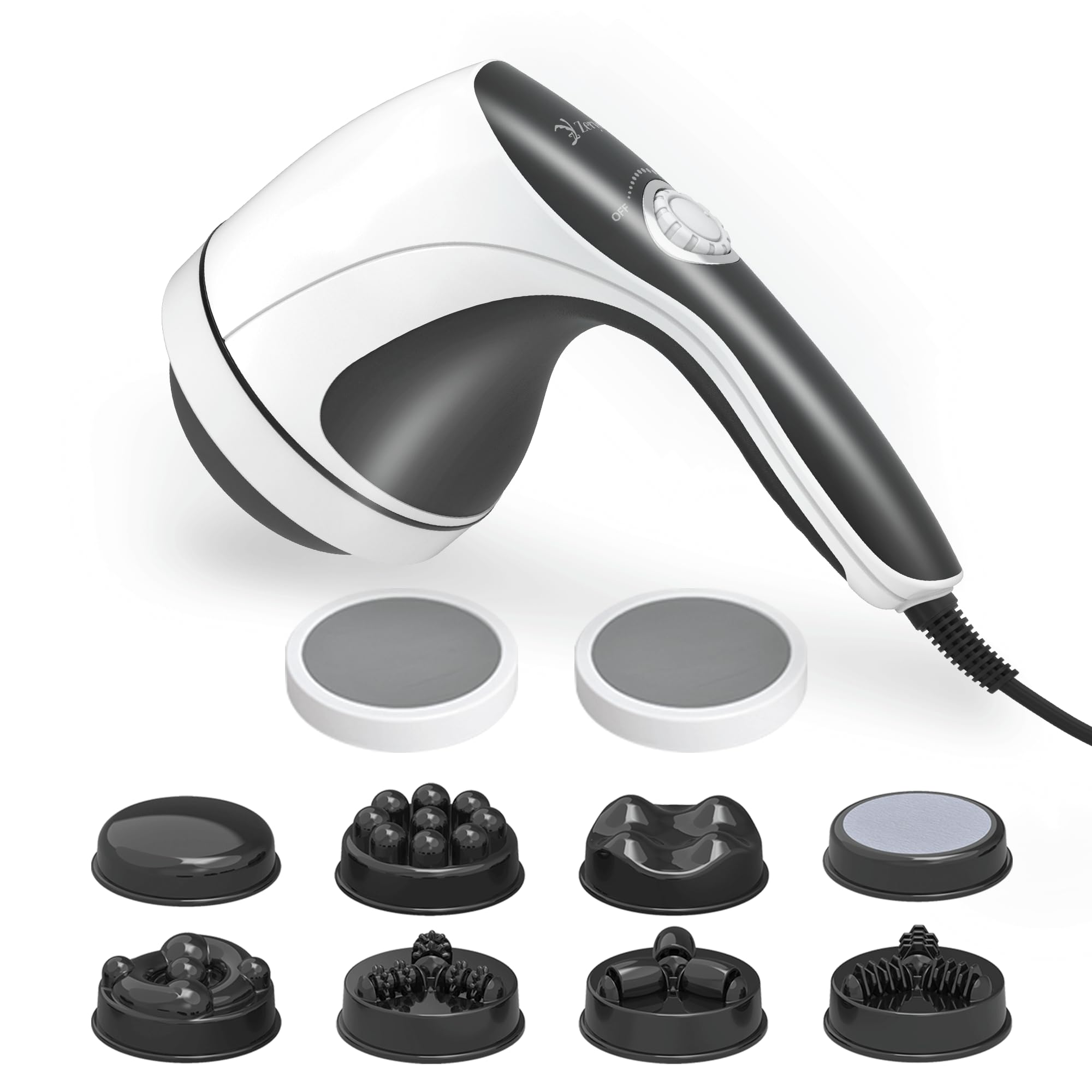 ZY ZERYEW handheld cellulite massager device for targeted body contouring and lymphatic support