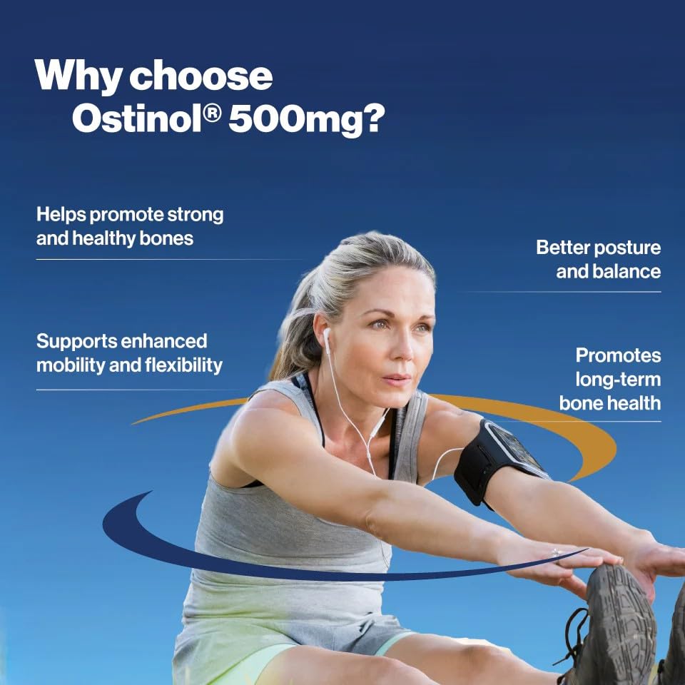 Active woman using Ostinol during daily routine for joint comfort