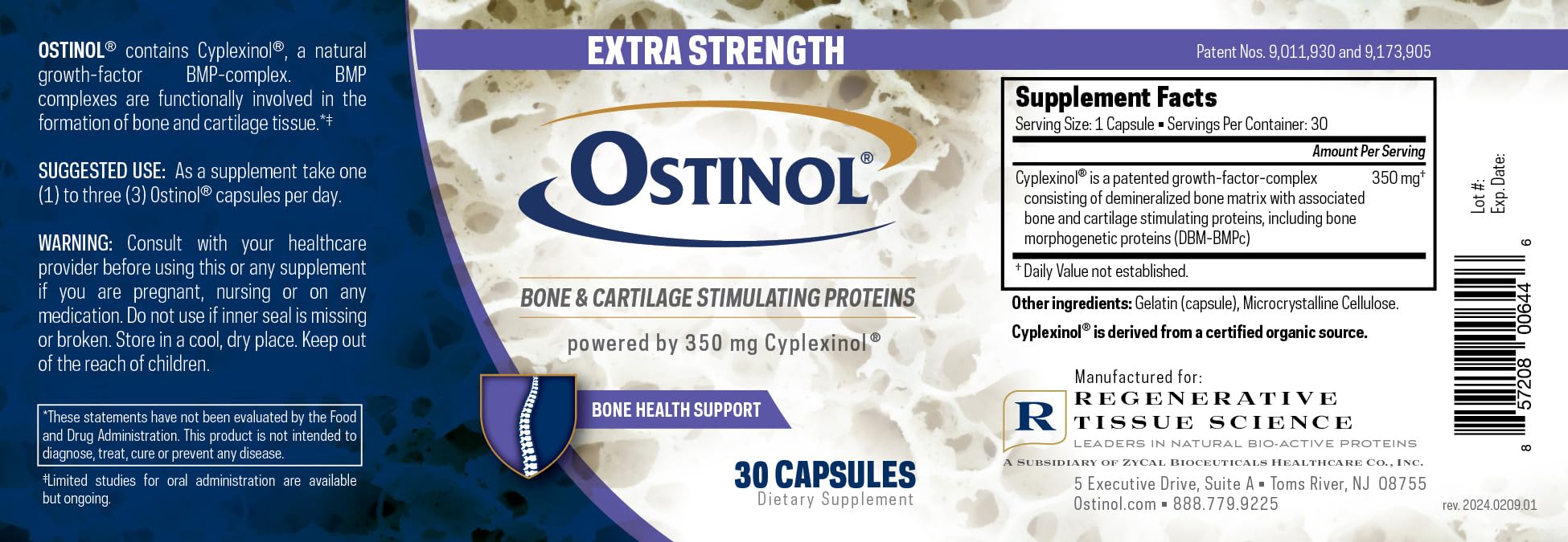 Daily dosing scene with Ostinol capsules and water