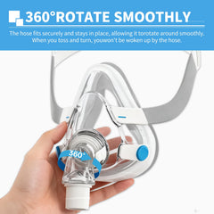 ZYG full-face CPAP cushion assembly for quick, tool-free replacement.