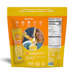 ZYN turmeric-curcumin close-up showing 200 mg for absorption support