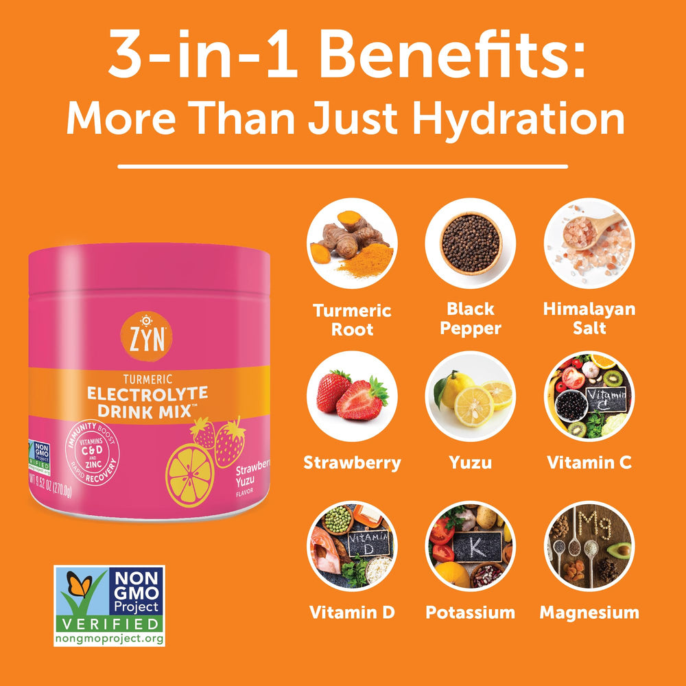ZYN Turmeric Curcumin container highlights 200 mg per serving with piperine