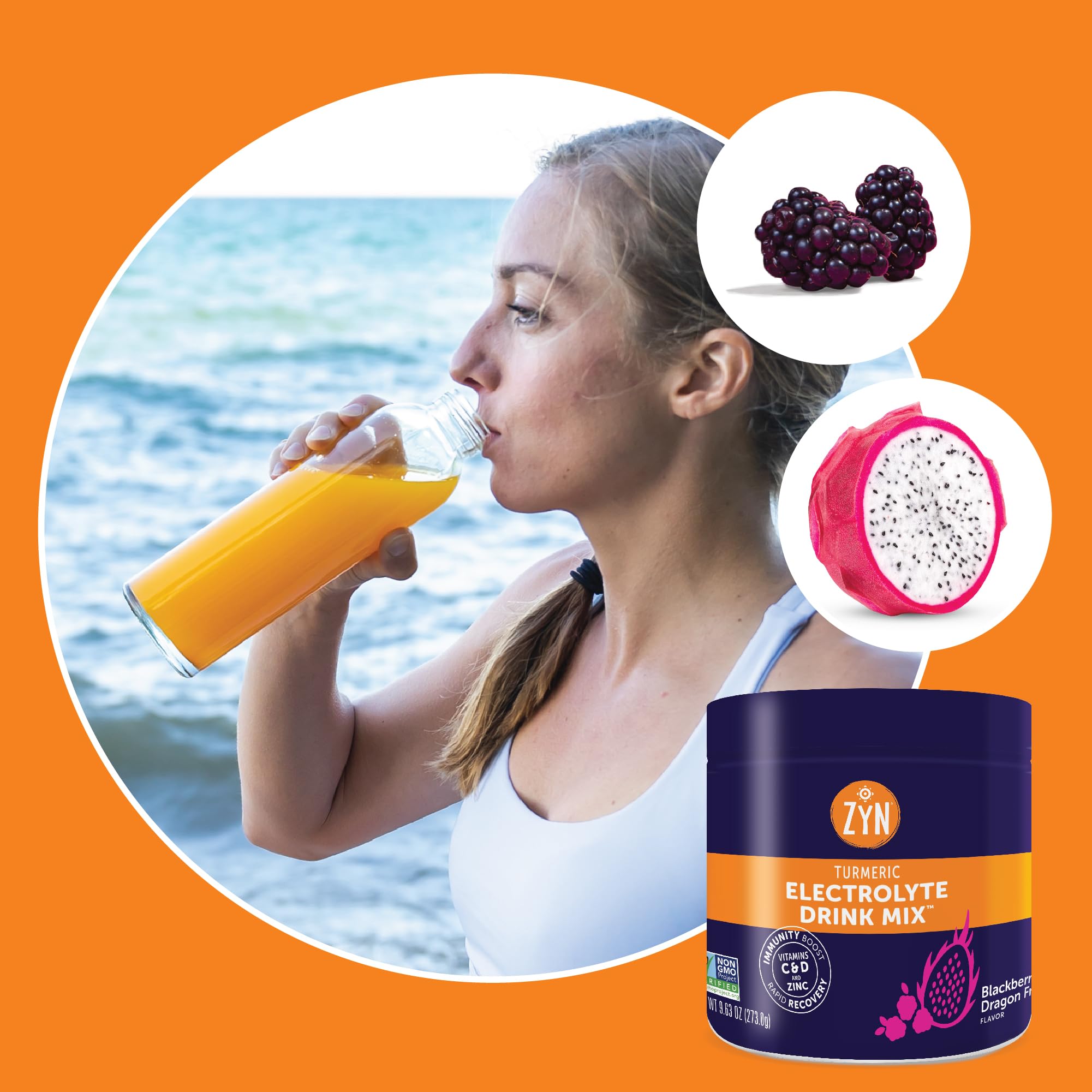 ZYN vitamin C, D, and zinc ingredients support immune health on busy days.