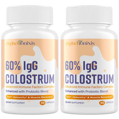 Zypherionixis bovine colostrum bottle — Swiss quality for daily immune support