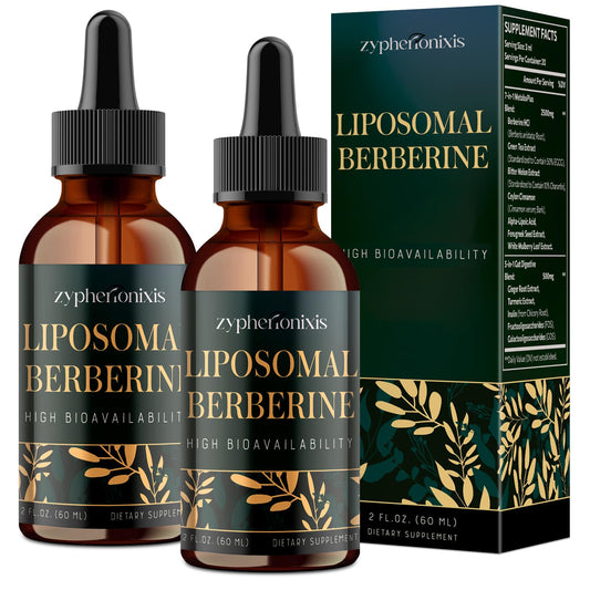 Zypherionixis liposomal berberine drops bottle for high-absorption daily use