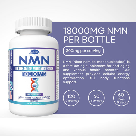 zyy NMN capsules closeup shows high-strength capsules designed for easy absorption