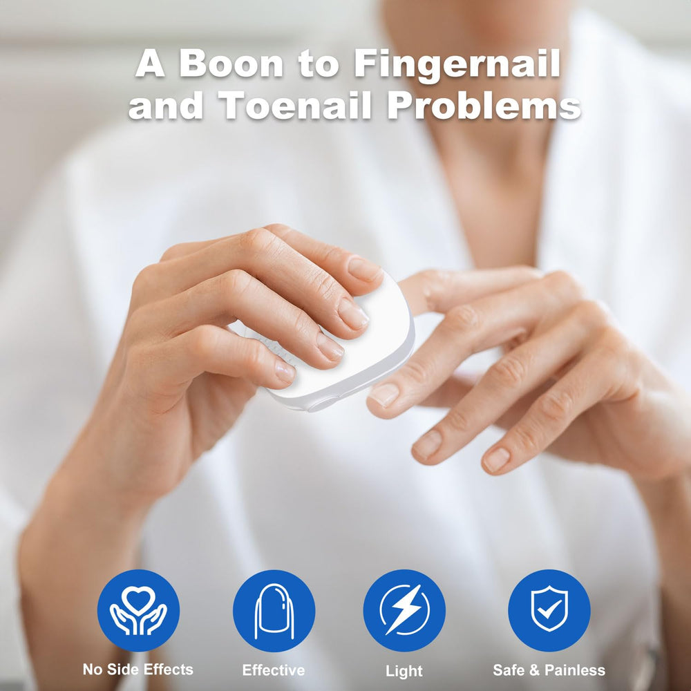 ZZP nail fungus laser device charging indicator shows charging status.