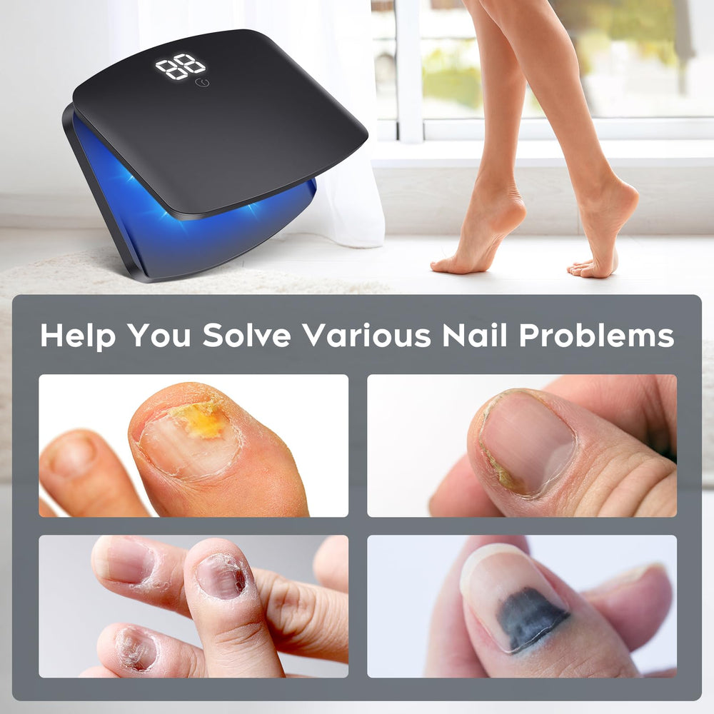 ZZP nail light device back switch shown for easy ON/OFF control