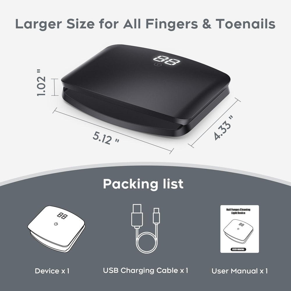 ZZP nail light device travel case for safe transport