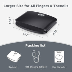 ZZP nail light device travel case for safe transport